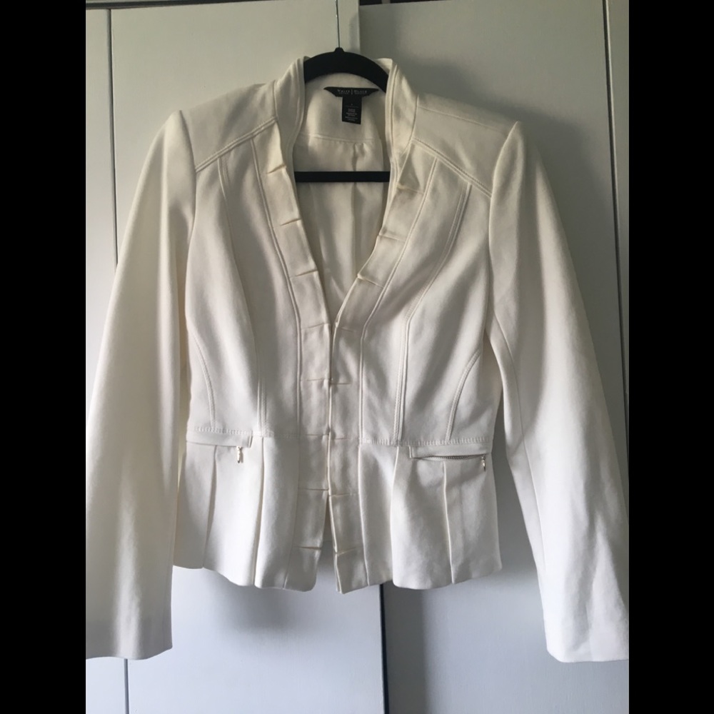 WHBM pleated blazer